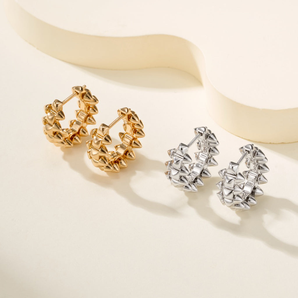 [Elite]CLASH MINI HOOP EARRINGS