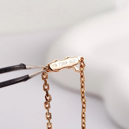 [Elite]LOVE NECKLACE 16MM  FULL DIAMOND