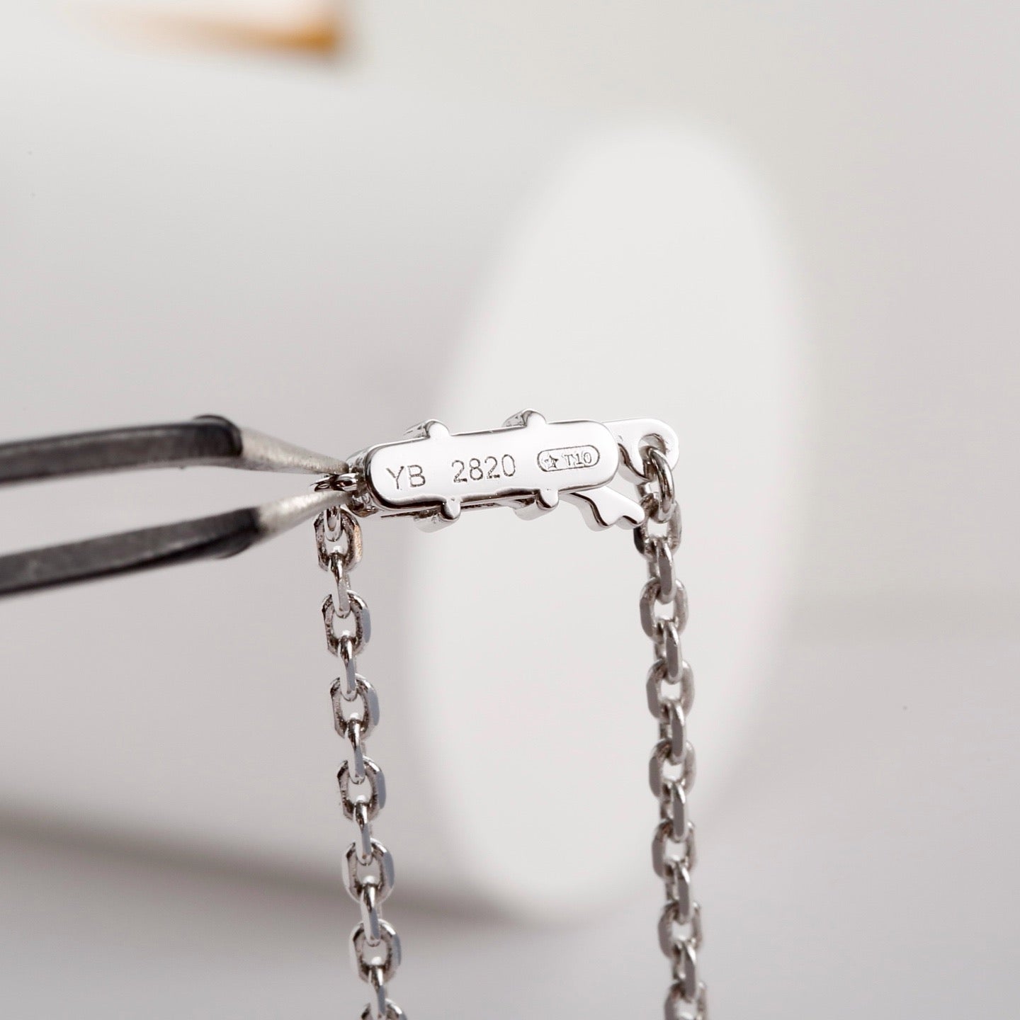 [Elite]LOVE NECKLACE 16MM  FULL DIAMOND