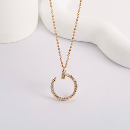 [Elite]JUSTE NECKLACE FULL DIAMOND