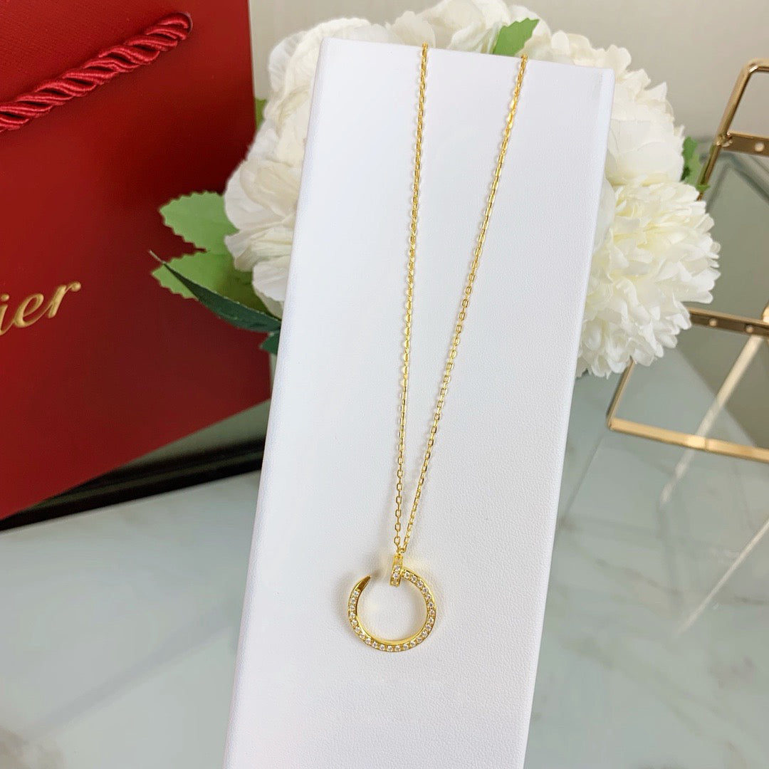 [Elite]JUSTE NECKLACE FULL DIAMOND