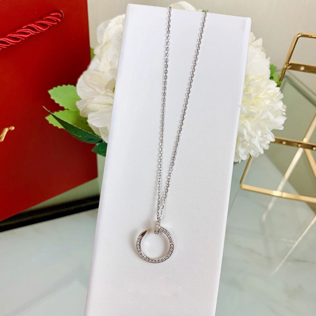 [Elite]JUSTE NECKLACE FULL DIAMOND