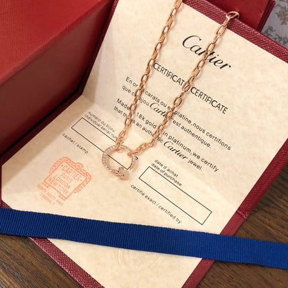 [Elite]JUSTE NECKLACE FULL DIAMONDS
