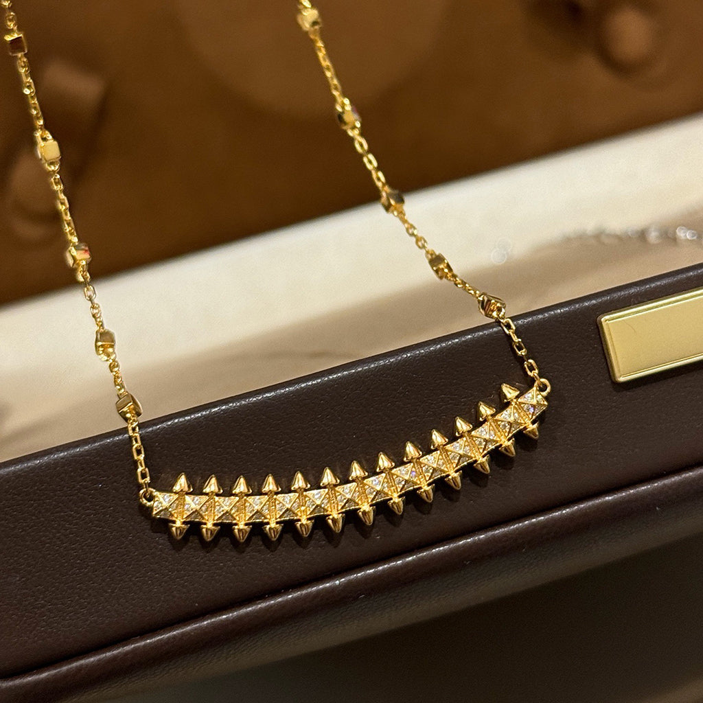 [Elite]CLASH  SMALL FULL DIAMOND NECKLACE