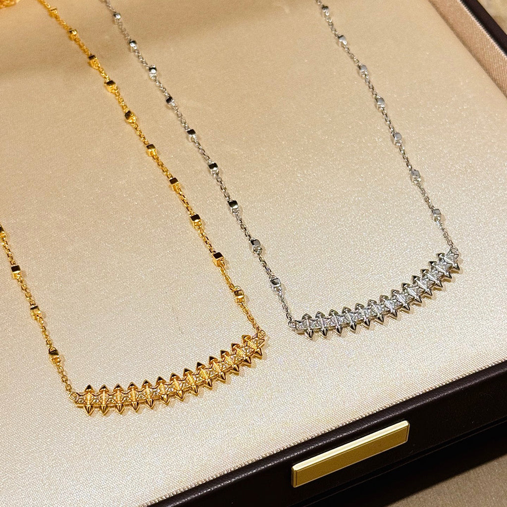 [Elite]CLASH  SMALL FULL DIAMOND NECKLACE