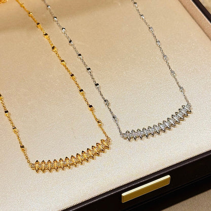 [Elite]CLASH  SMALL FULL DIAMOND NECKLACE