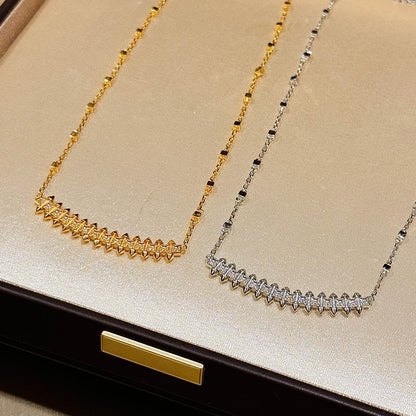 [Elite]CLASH  SMALL FULL DIAMOND NECKLACE