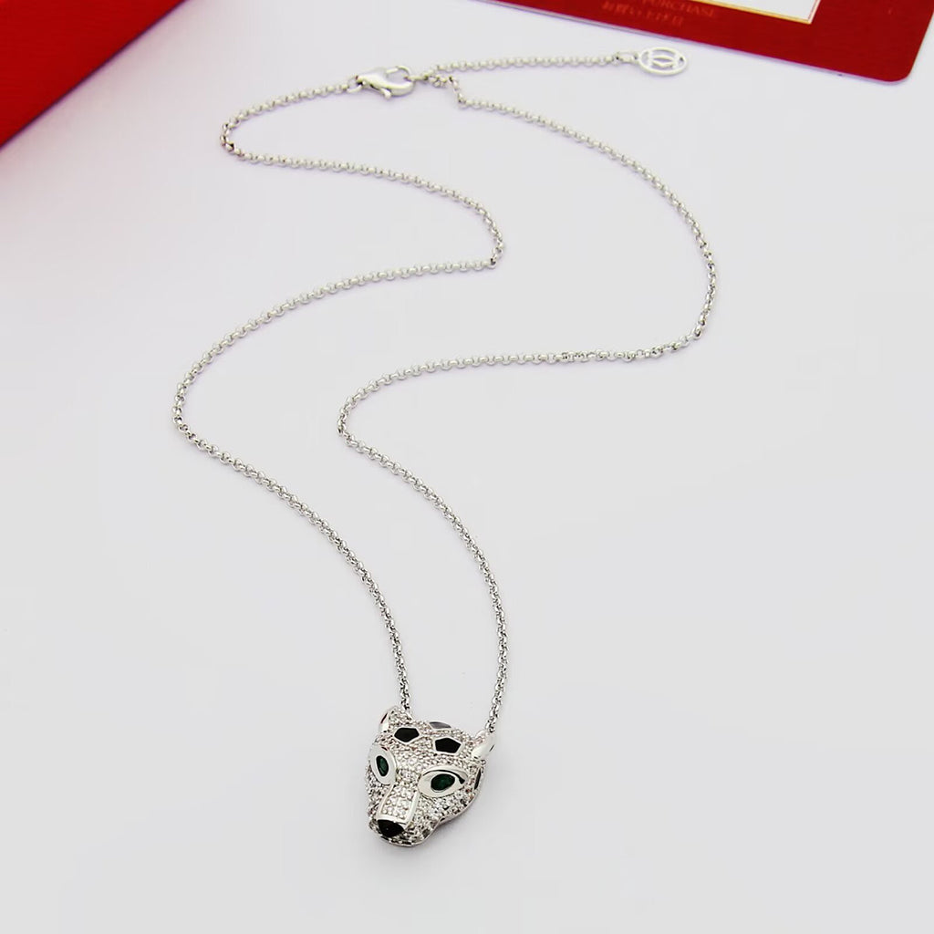 [Elite]PANTHERE FULL DIAMOND NECKLACE