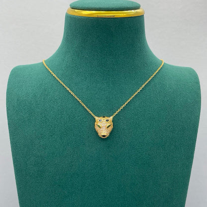 [Elite]PANTHERE FULL DIAMOND NECKLACE