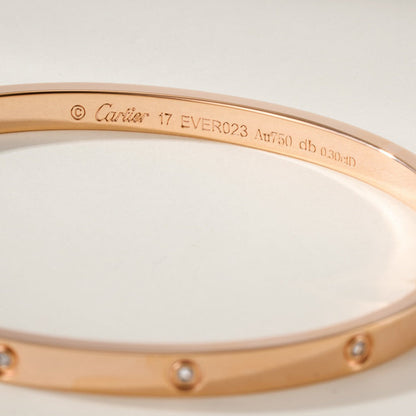 [Elite]LOVE BRACELET 3.65MM 10 DIAMONDS