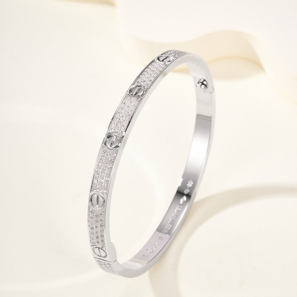 [Elite]LOVE BRACELET 4.8MM DIAMOND-PAVED