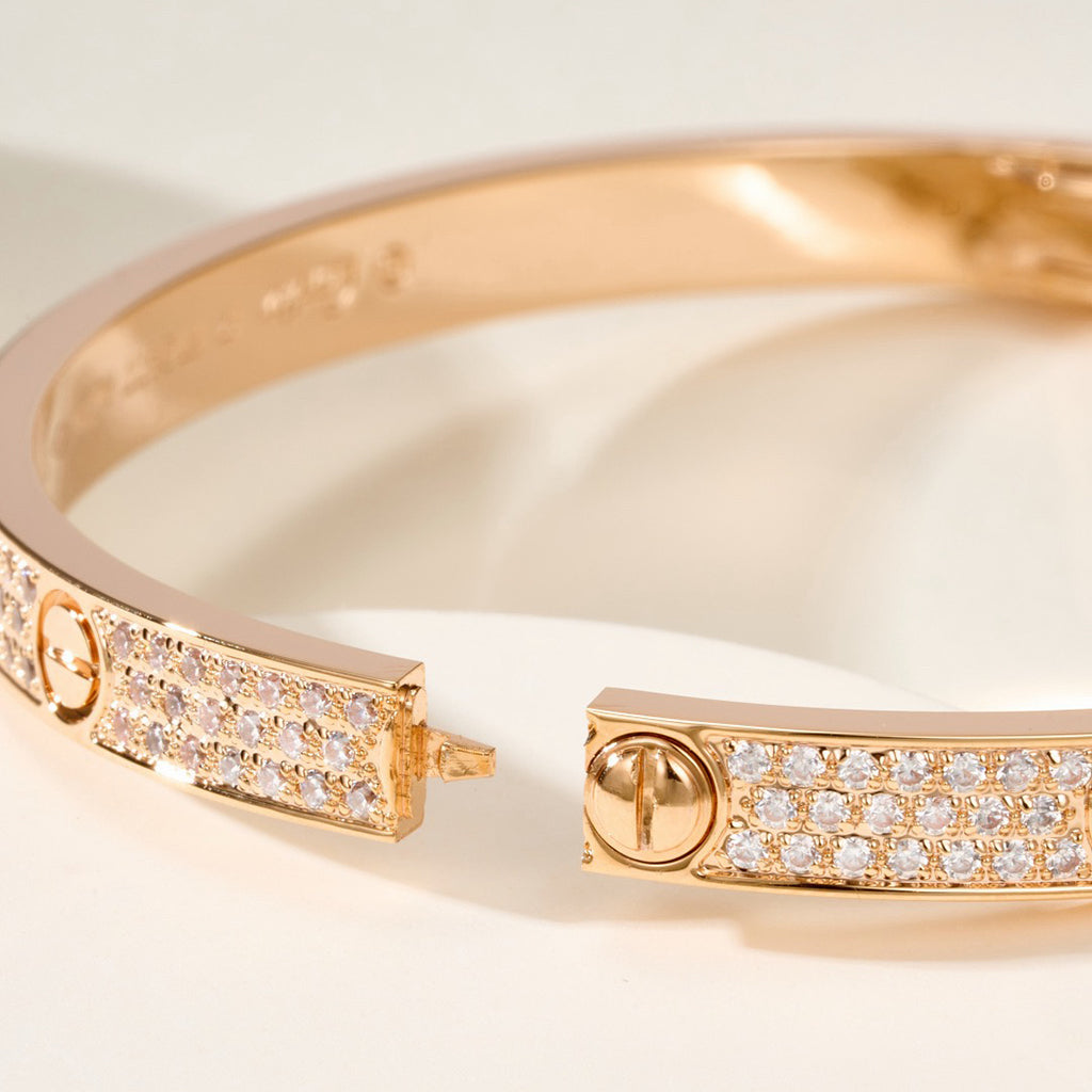 [Elite]LOVE BRACELET 4.8MM DIAMOND-PAVED