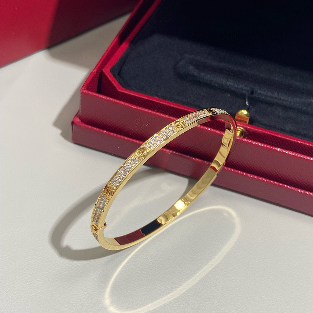 [Elite]LOVE BRACELET 3.65MM DIAMOND-PAVED