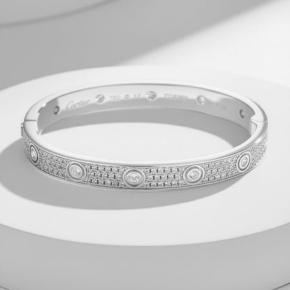 [Elite]LOVE BRACELET 6.1MM DIAMOND-PAVED 10 BIG DIAMONDS