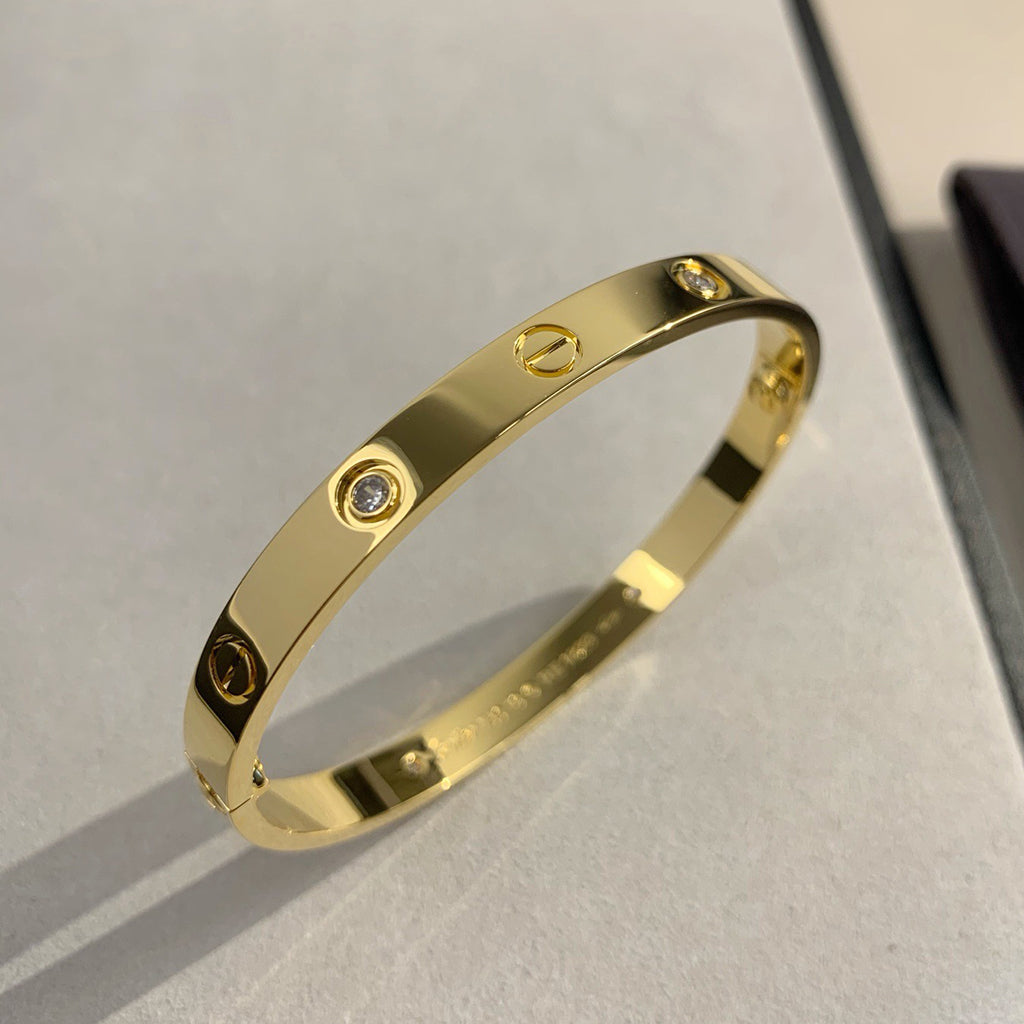 [Elite]LOVE BRACELET 6.1MM 4 DIAMONDS