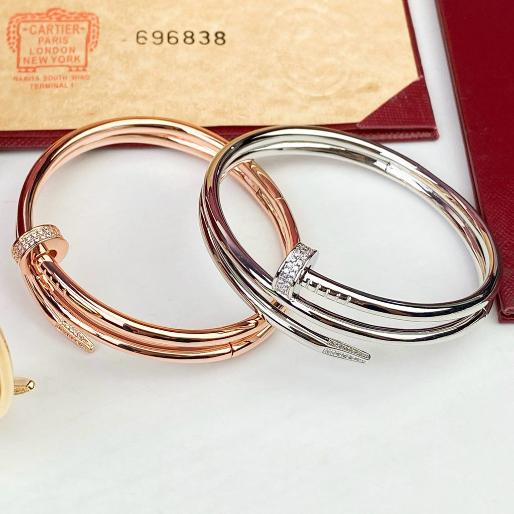 [Elite]JUSTE BRACELET 3.5MM DOUBLE ROW DIAMOND