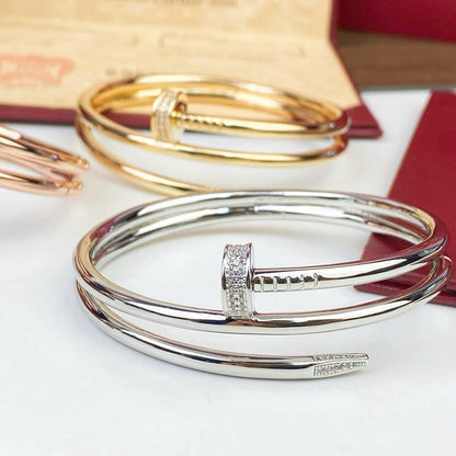 [Elite]JUSTE BRACELET 3.5MM DOUBLE ROW DIAMOND