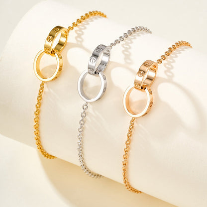[Elite]LOVE BRACELET DOUBLE RING