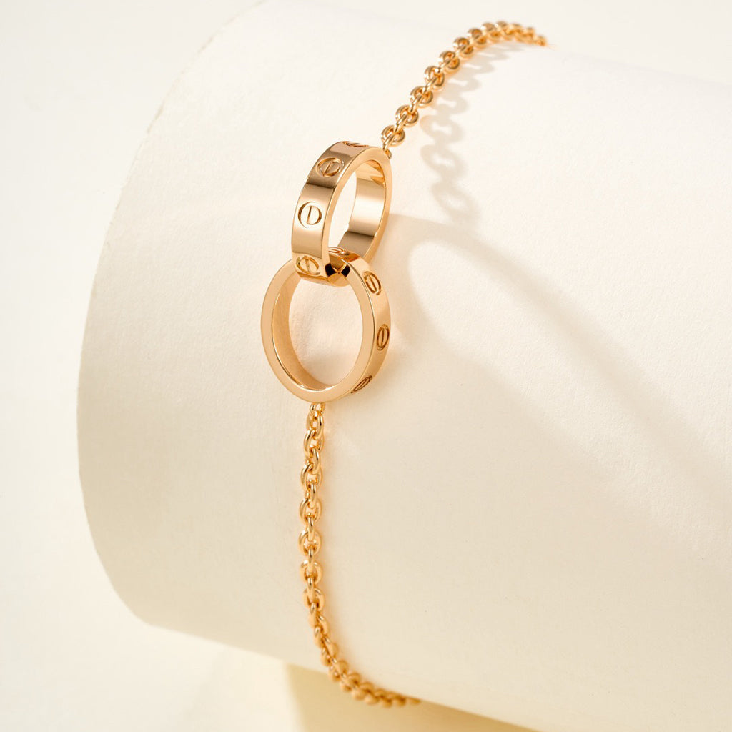 [Elite]LOVE BRACELET DOUBLE RING