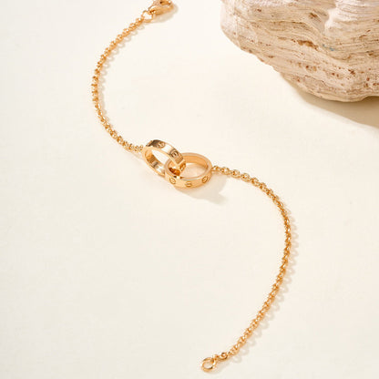 [Elite]LOVE BRACELET DOUBLE RING