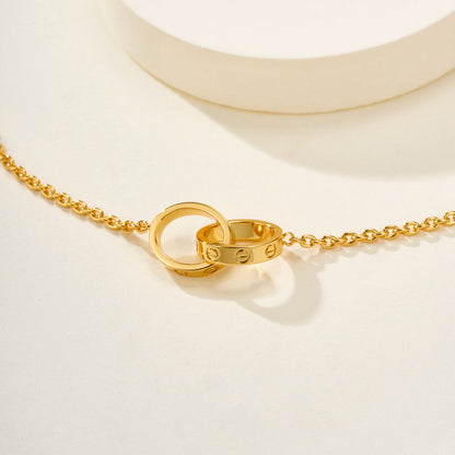 [Elite]LOVE BRACELET DOUBLE RING