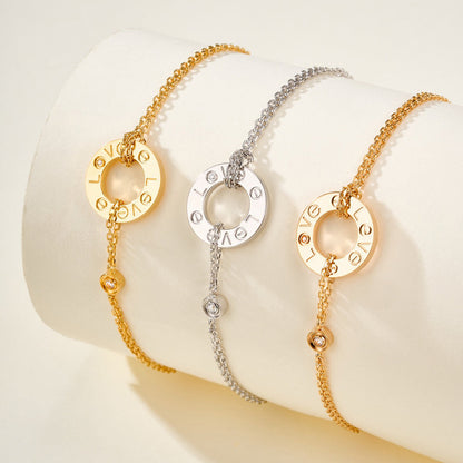 [Elite]LOVE BRACELET 2 DIAMOND