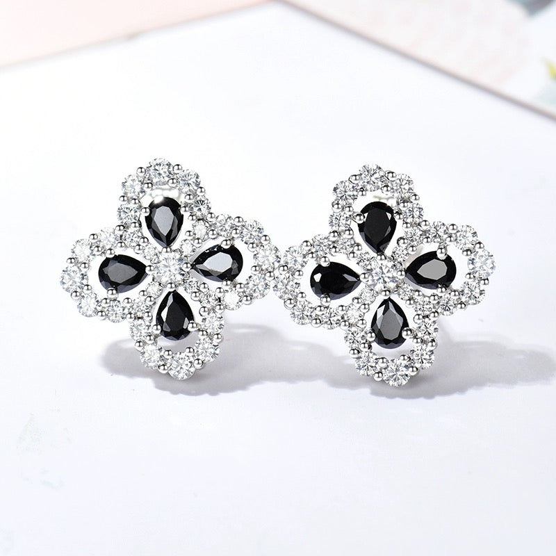 [Elite]LOOP EARRINGS FULL MOTIF DIAMOND 16MM