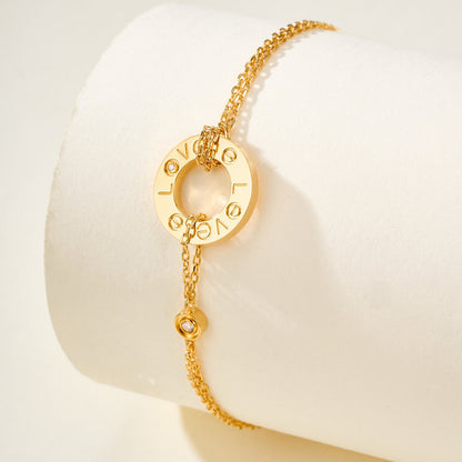 [Elite]LOVE BRACELET 2 DIAMOND