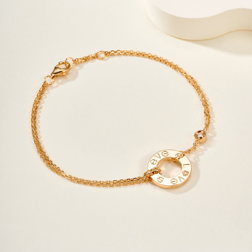 [Elite]LOVE BRACELET 2 DIAMOND