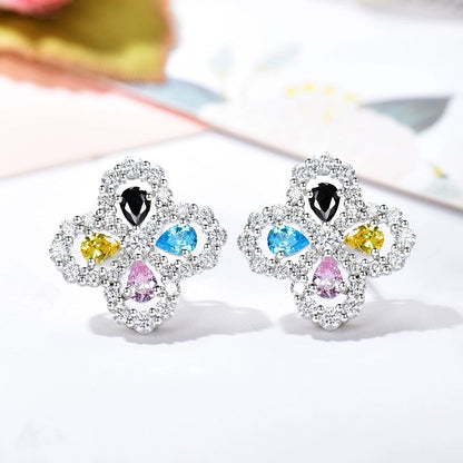 [Elite]LOOP EARRINGS FULL MOTIF DIAMOND 16MM