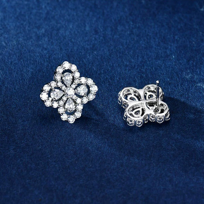 [Elite]LOOP EARRINGS FULL MOTIF DIAMOND 16MM