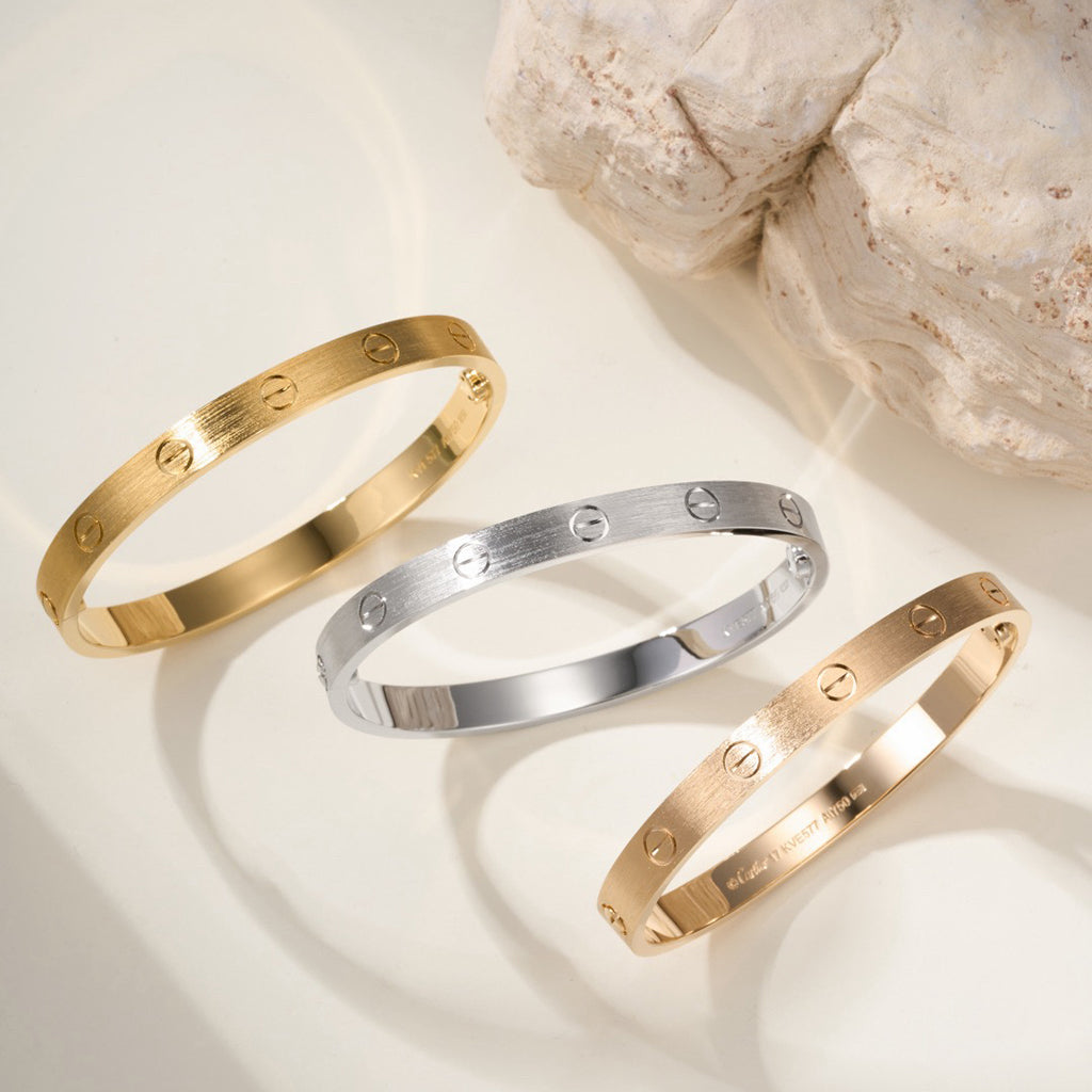 [Elite]LOVE BRACELET 6.1MM BRUSHED
