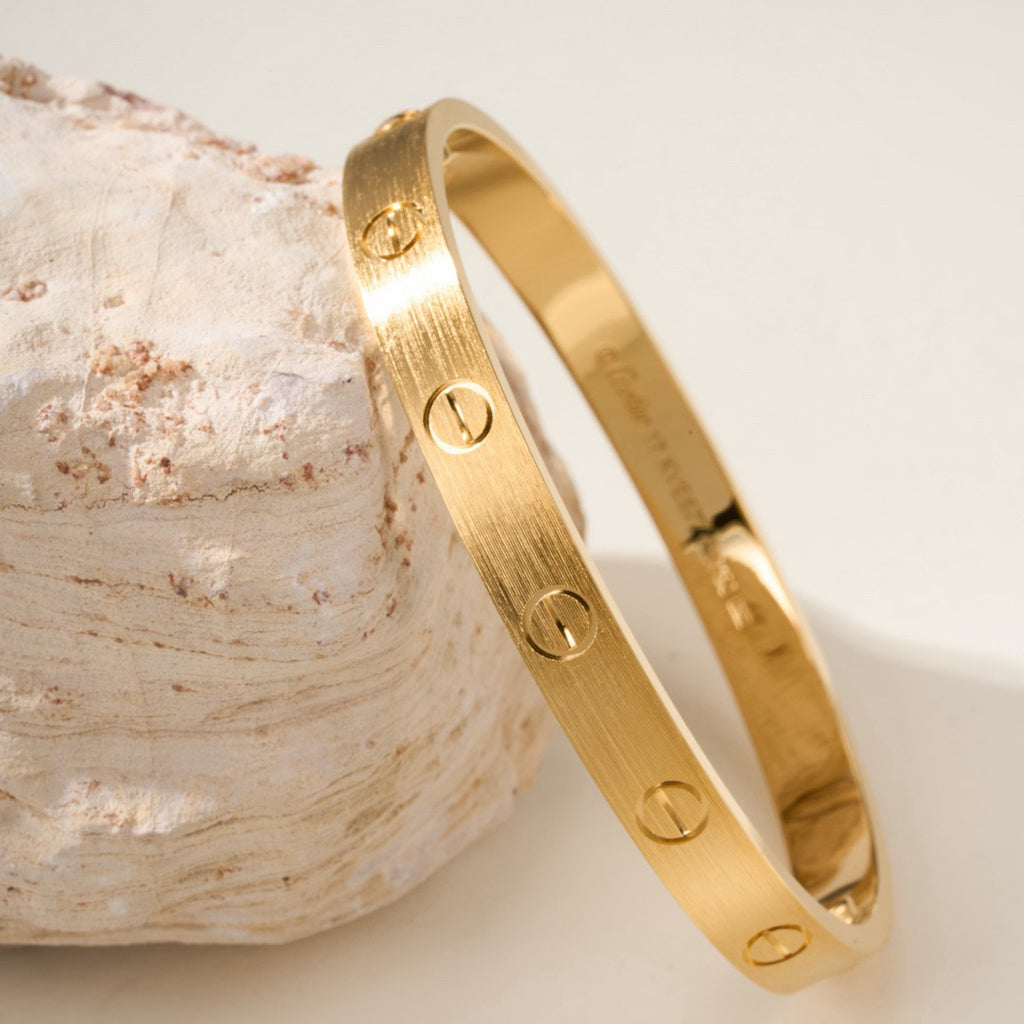 [Elite]LOVE BRACELET 6.1MM BRUSHED