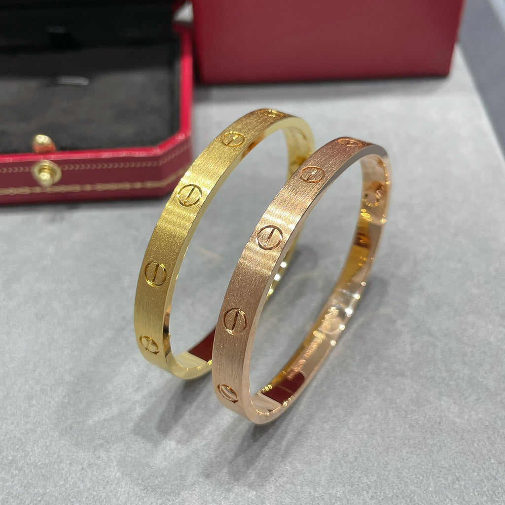 [Elite]LOVE BRACELET 6.1MM BRUSHED