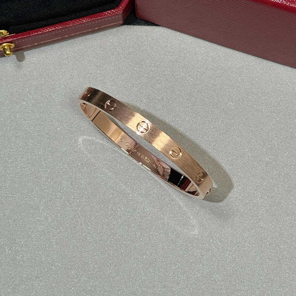 [Elite]LOVE BRACELET 6.1MM BRUSHED