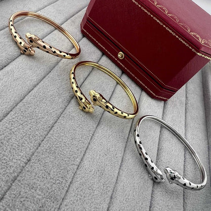 [Elite]PANTHERE DOUBLE HEADED OPEN BRACELET