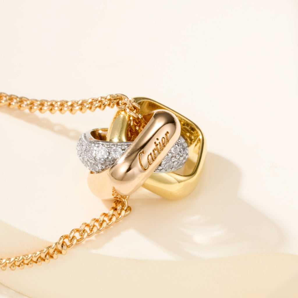 [Elite]TRINITY CUSHION NECKLACE COLLECTION