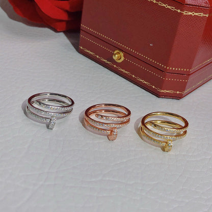 [Elite]JUSTE RING 4.8MM FULL DIAMOND