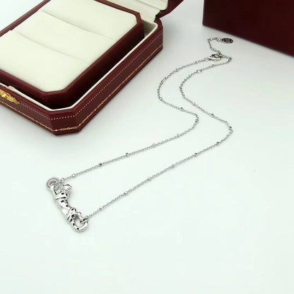 [Elite]PANTHERE FULL DIAMOND NECKLACE