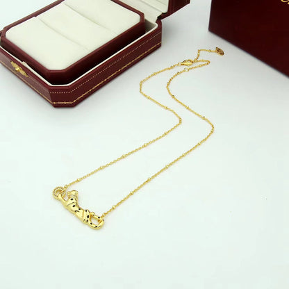 [Elite]PANTHERE FULL DIAMOND NECKLACE