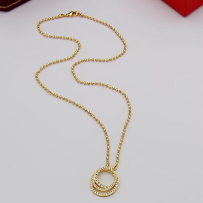 [Elite]ETINCELLE  FULL DIAMOND NECKLACE