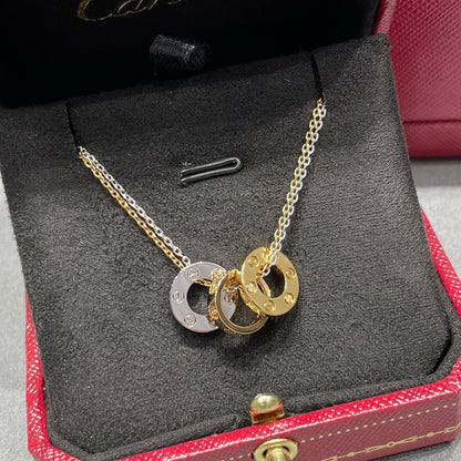 [Elite]LOVE 6 DIAMOND PENDANT NECKLACE