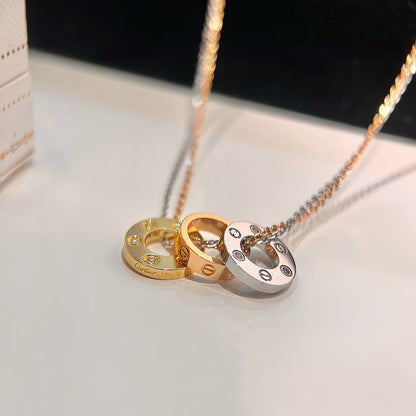 [Elite]LOVE 6 DIAMOND PENDANT NECKLACE