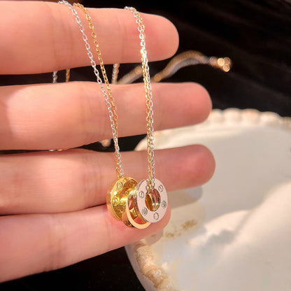[Elite]LOVE 6 DIAMOND PENDANT NECKLACE