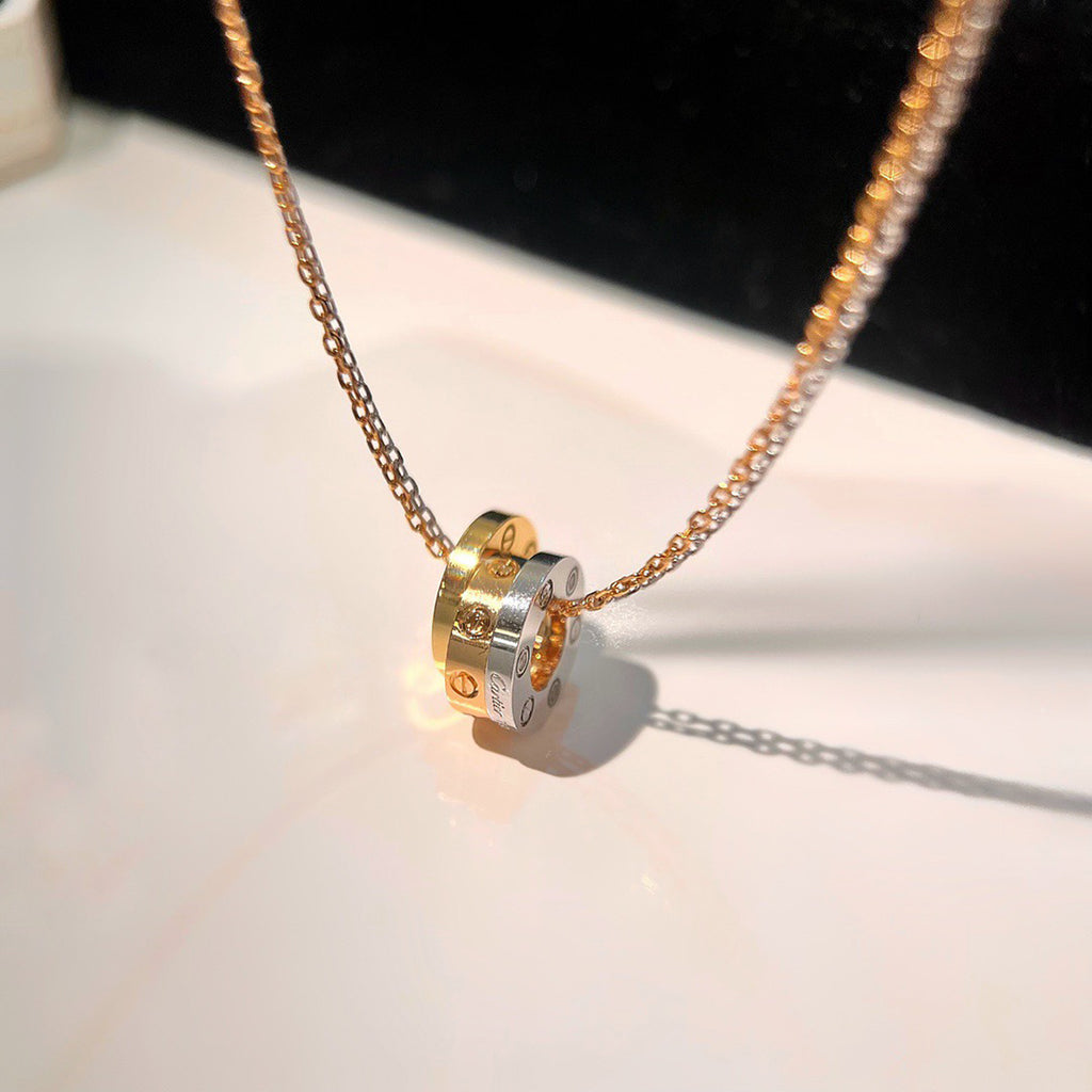 [Elite]LOVE 6 DIAMOND PENDANT NECKLACE