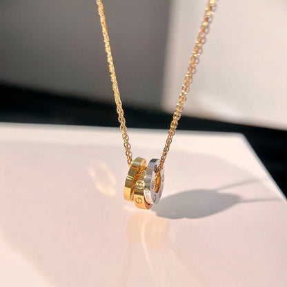 [Elite]LOVE 6 DIAMOND PENDANT NECKLACE