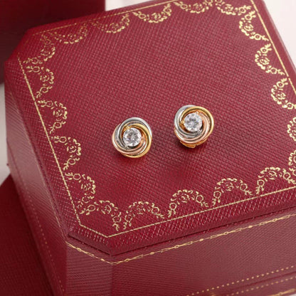 [Elite]TRINITY STUD DIAMOND EARRINGS