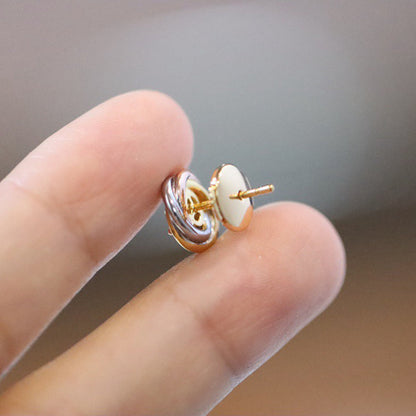[Elite]TRINITY STUD DIAMOND EARRINGS