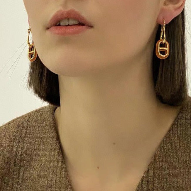 [Elite]HM O'MAILLON GOLD EARRINGS