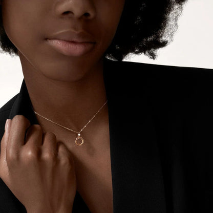 [Elite]TRINITY  NECKLACE 1 DIAMOND